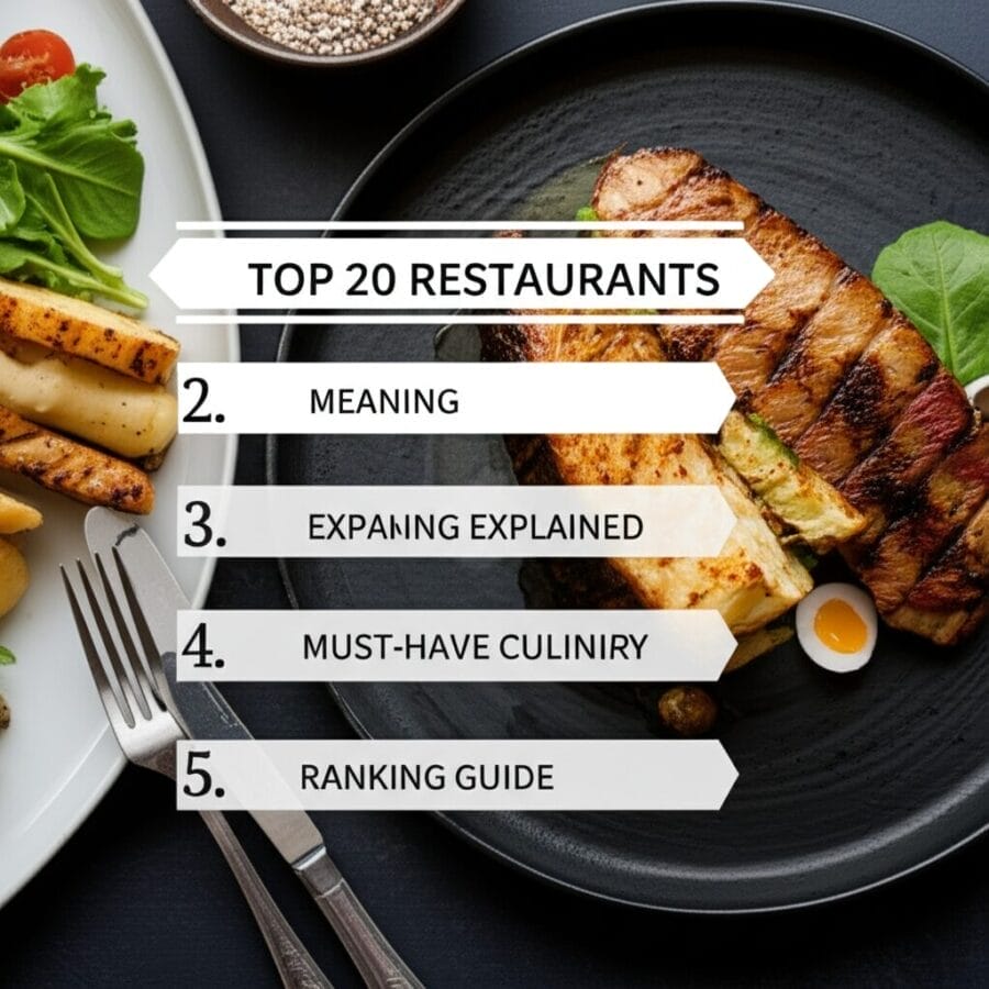 What Is the Top 20 Restaurants Meaning
