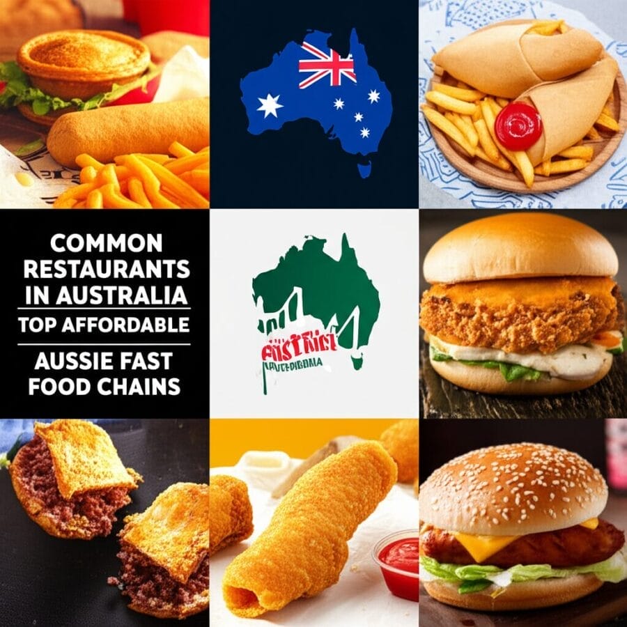 Common Restaurants in Australia: Top Affordable Aussie Fast Food Chains