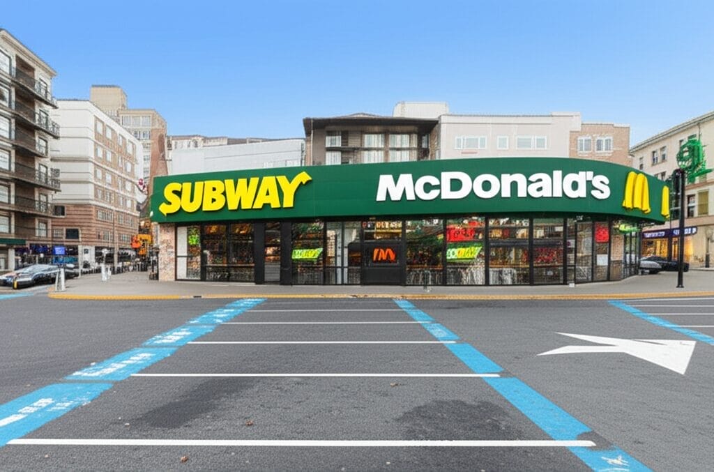Subway vs McDonald's Size